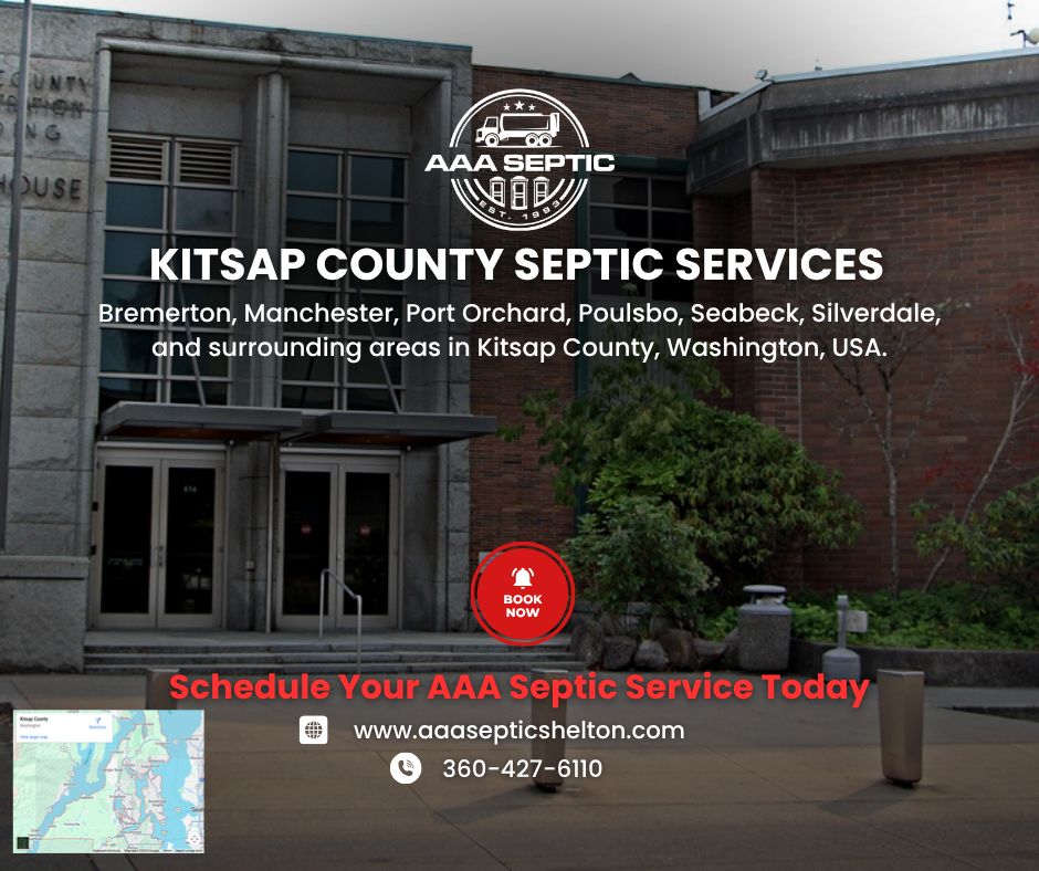 AAA Septic is Kitsap County's choice for pumping, repairs & installations. Serving Bremerton, Port Orchard, Poulsbo & more. Call (360) 427-6110