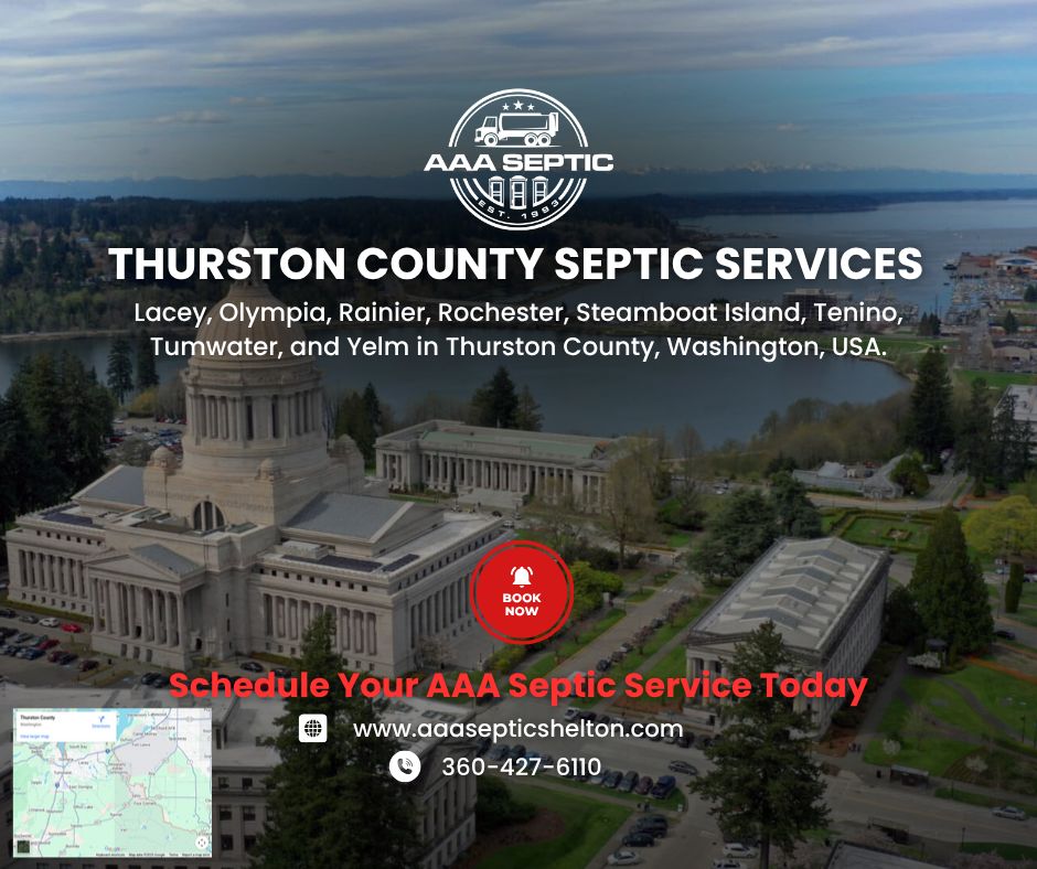 AAA Septic is Thurston County expert in septic pumping, repairs, inspections & installs. Serving Olympia, Lacey, Tumwater & more. Call (360) 427-6110